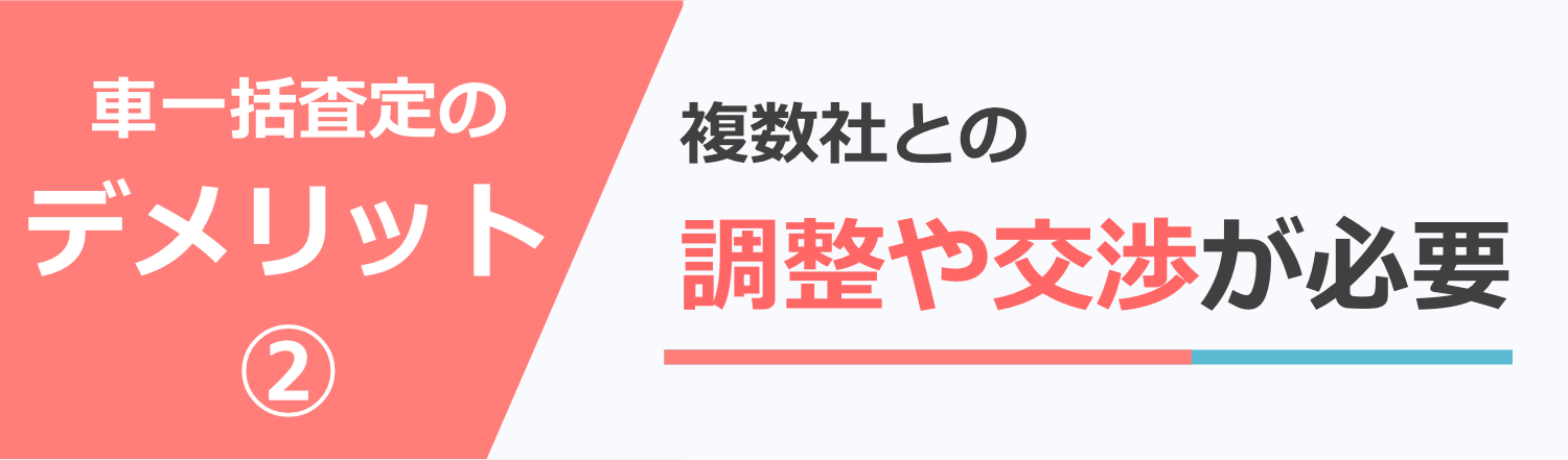 複数社との日程調整や交渉が必要