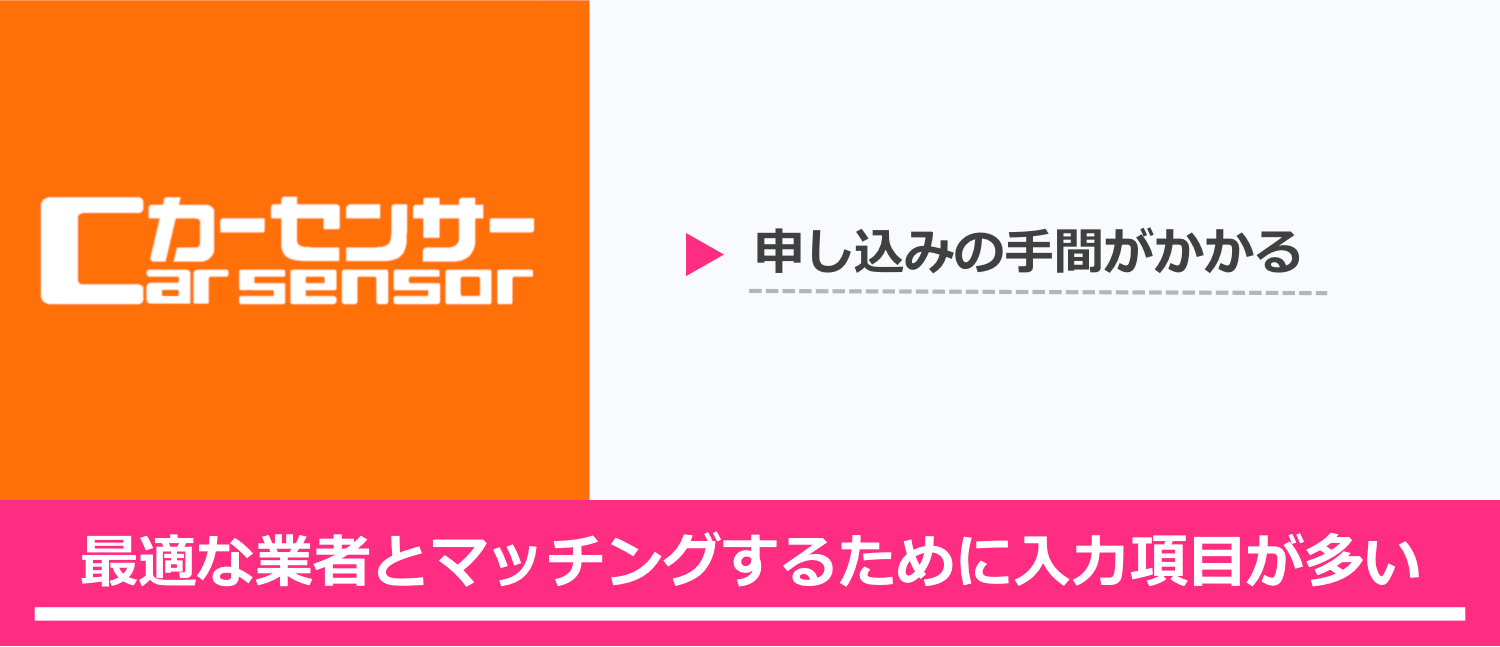 カーセンサーのデメリット